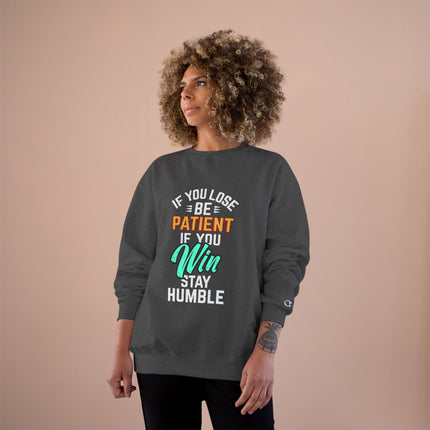 Champion-Sweatshirt mit Typografie-Motiv