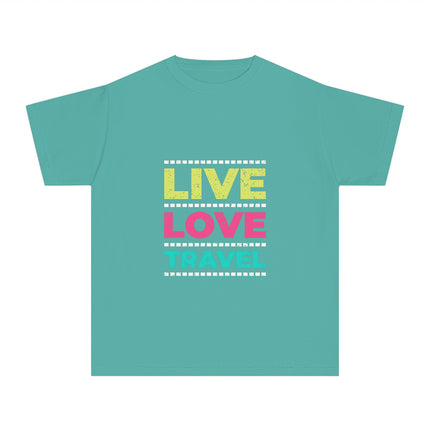 Typography themed Youth Midweight Tee