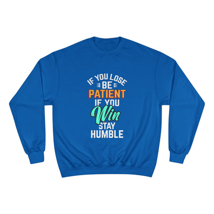 Champion-Sweatshirt mit Typografie-Motiv
