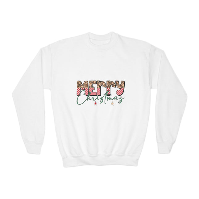 Christmas themed Youth Crewneck Sweatshirt