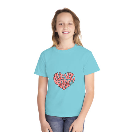 Typography themed Youth Midweight Tee