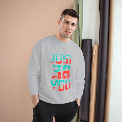 Champion-Sweatshirt mit Typografie-Motiv