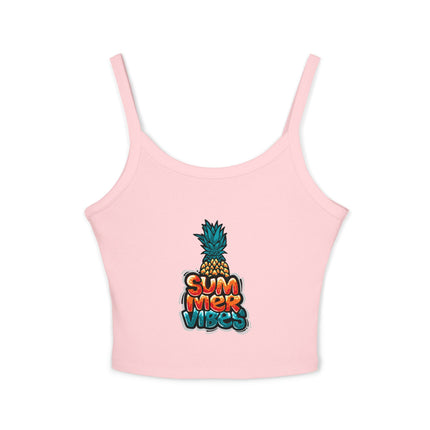 Typografie Themen Damen Spaghetti Strap Tank Top 