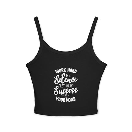 Typografie Themen Damen Spaghetti Strap Tank Top 
