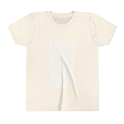Kurzärmeliges Jugend-T-Shirt mit Typografie-Motiv