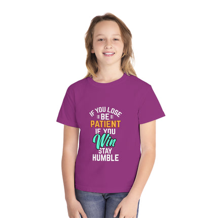 Typography themed Youth Midweight Tee