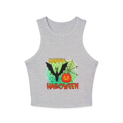 Halloween-Themen Damen Micro Rib Racer Tank Top