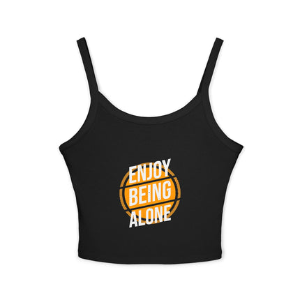 Typografie Themen Damen Spaghetti Strap Tank Top 