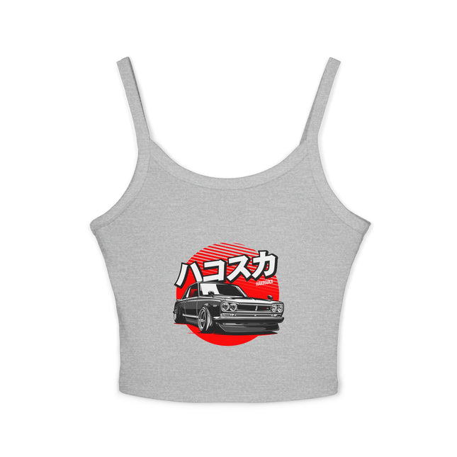 Auto-Enthusiasten Themen Damen Spaghetti Strap Tank Top 
