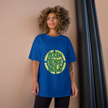 Champion-T-Shirt mit Typografie-Motiv