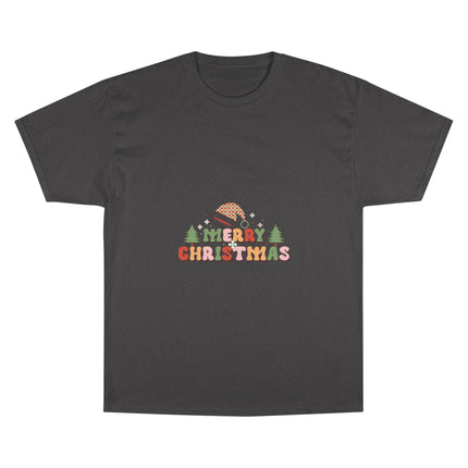 Champion-T-Shirt mit Weihnachtsmotiv