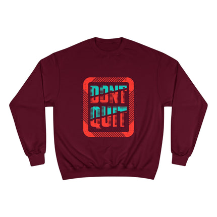 Champion-Sweatshirt mit Typografie-Motiv
