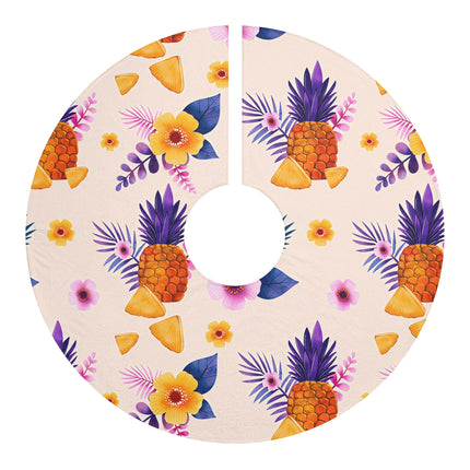 Cute Pineapple Pattern design themed Christmas Tree Skirts