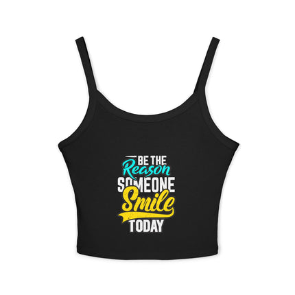 Typografie Themen Damen Spaghetti Strap Tank Top 