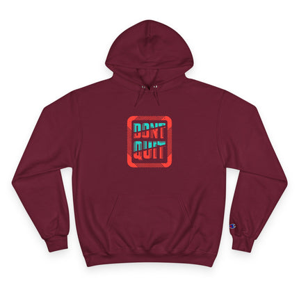 Typography themed Champion Hoodie