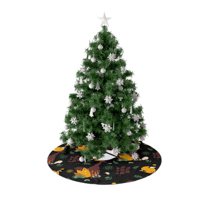 Cute Giraffe Pattern design themed Christmas Tree Skirts