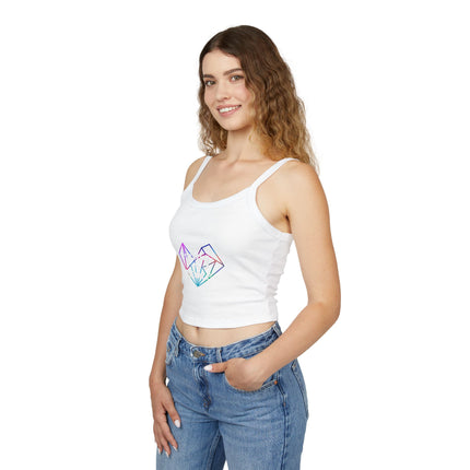 Typografie Themen Damen Spaghetti Strap Tank Top 
