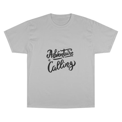 Champion-T-Shirt mit Typografie-Motiv