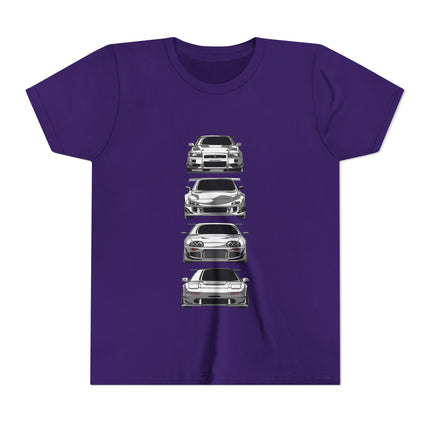 Car Enthusiast themed Youth Short Sleeve Tee
