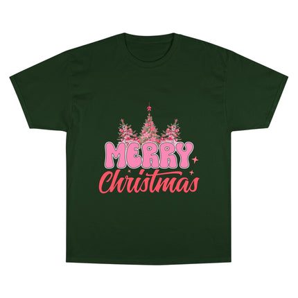 Champion-T-Shirt mit Weihnachtsmotiv
