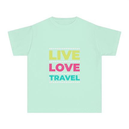 Typography themed Youth Midweight Tee