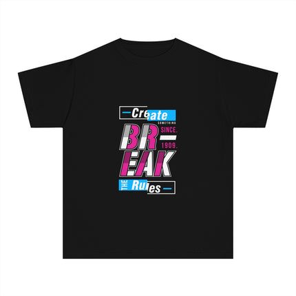 Typography themed Youth Midweight Tee