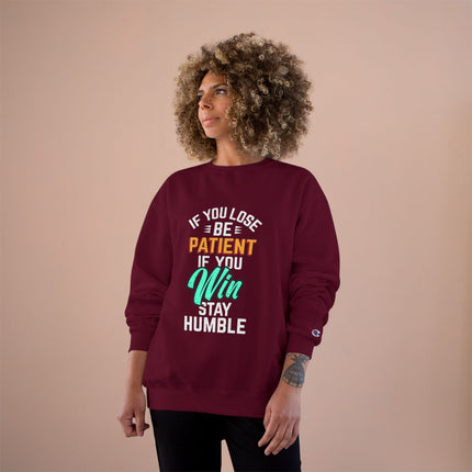 Champion-Sweatshirt mit Typografie-Motiv