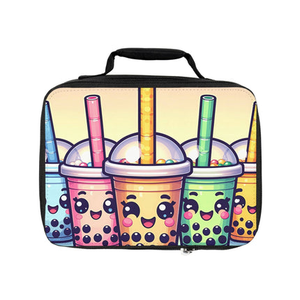 Cute Boba tea and friends design themed Lunch Bag