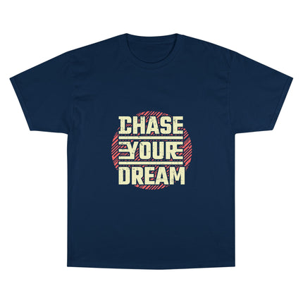 Champion-T-Shirt mit Typografie-Motiv
