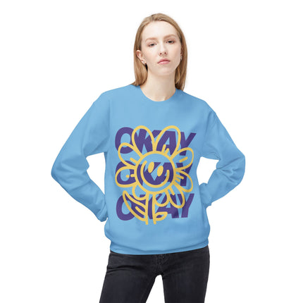 Unisex-Sweatshirt mit Rundhalsausschnitt aus mittelschwerem Softstyle-Fleece