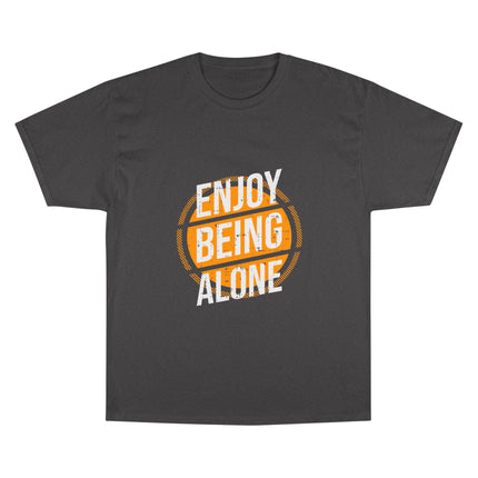 Champion-T-Shirt mit Typografie-Motiv