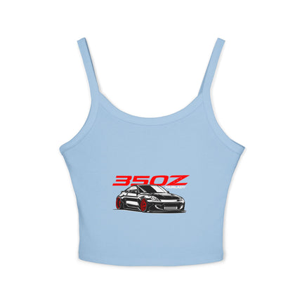 Auto-Enthusiasten Themen Damen Spaghetti Strap Tank Top 