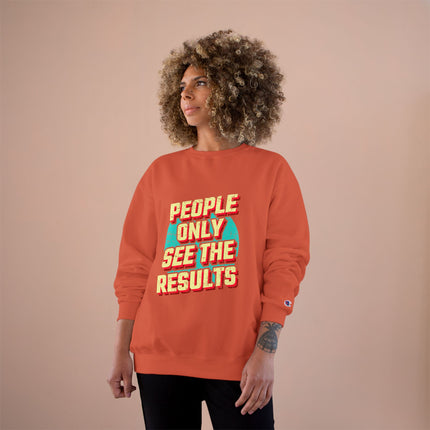 Champion-Sweatshirt mit Typografie-Motiv