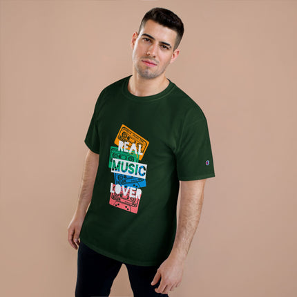 Champion-T-Shirt mit Typografie-Motiv