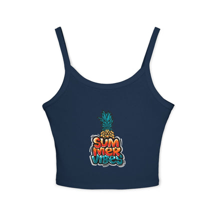 Typografie Themen Damen Spaghetti Strap Tank Top 