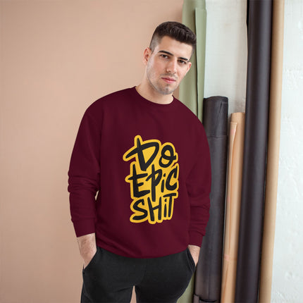 Champion-Sweatshirt mit Typografie-Motiv