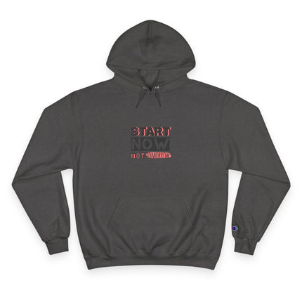 Typography themed Champion Hoodie