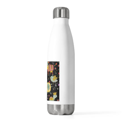 20oz Isolierflasche mit süßem Tiermuster-Design 