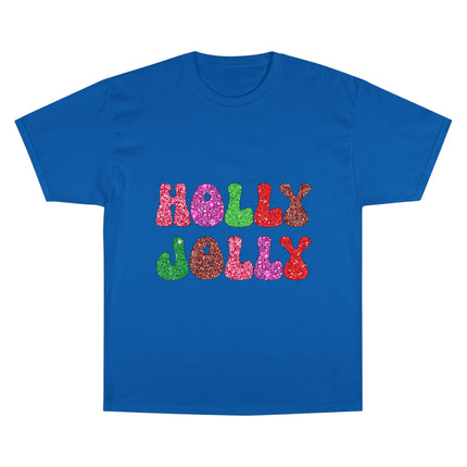 Champion-T-Shirt mit Weihnachtsmotiv