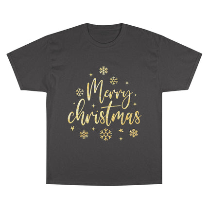 Champion-T-Shirt mit Weihnachtsmotiv