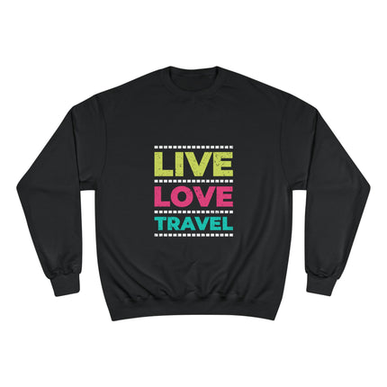Champion-Sweatshirt mit Typografie-Motiv