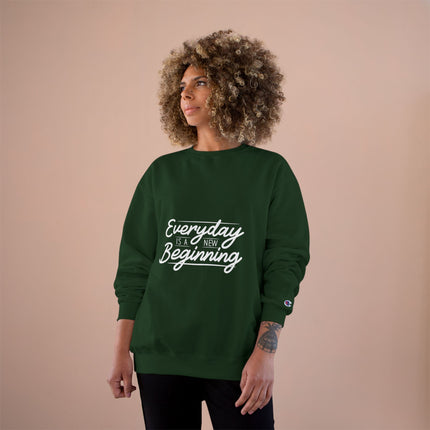 Champion-Sweatshirt mit Typografie-Motiv