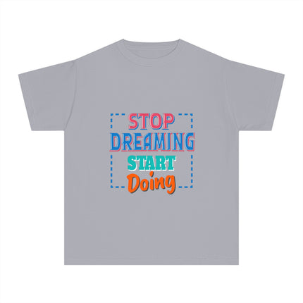 Typography themed Youth Midweight Tee