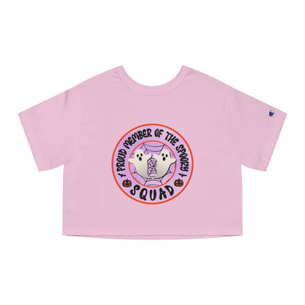 Champion Damen Heritage Cropper T-Shirt mit Halloween-Motiv