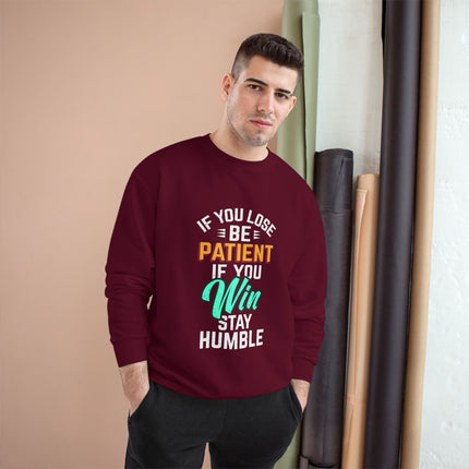 Champion-Sweatshirt mit Typografie-Motiv