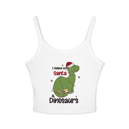 Weihnachtsmotiv Damen Spaghettiträger Tank Top 
