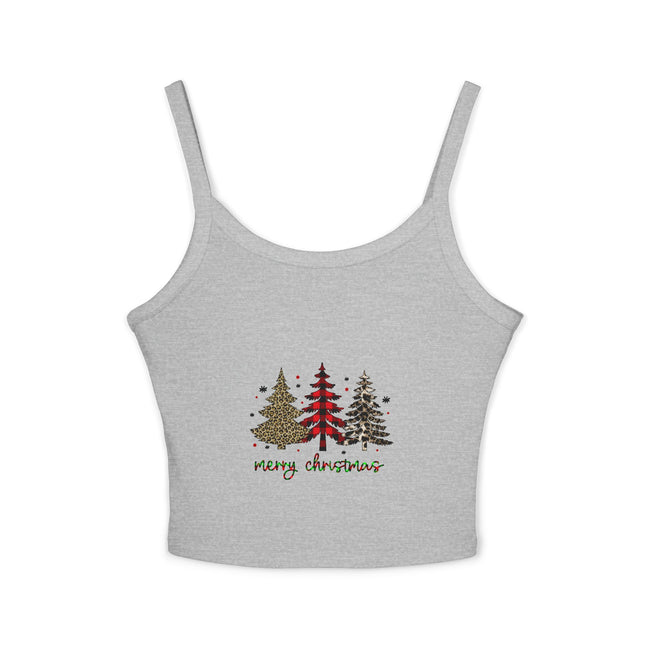 Weihnachtsmotiv Damen Spaghettiträger Tank Top 