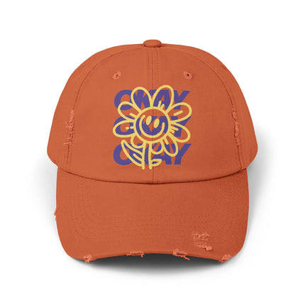 Okay, okay, okay, chillige Stimmung, Unisex-Distressed-Cap 