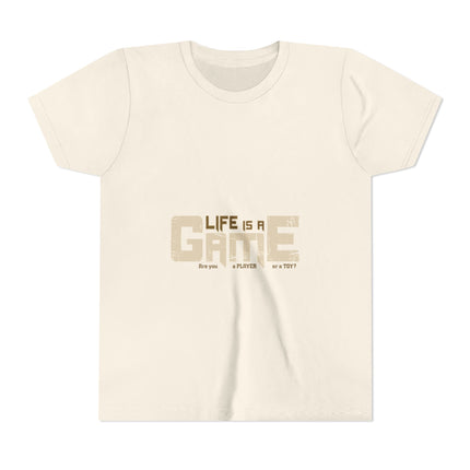 Typography themed Youth Short Sleeve Tee
