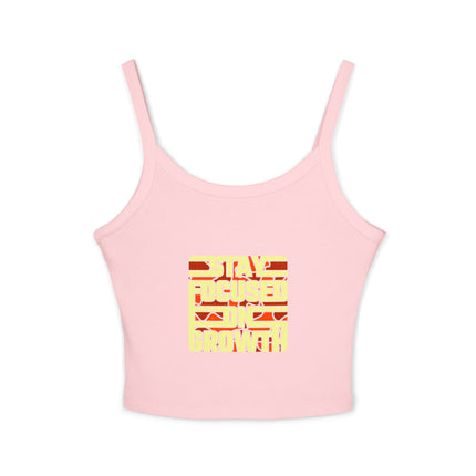 Typografie Themen Damen Spaghetti Strap Tank Top 